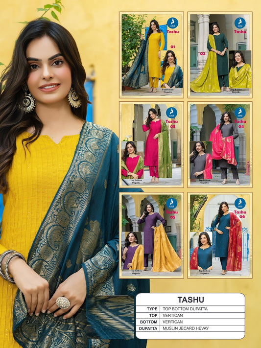 Tashu Kaya Vertican Readymade Pant Style Suits Manufacturer Gujarat