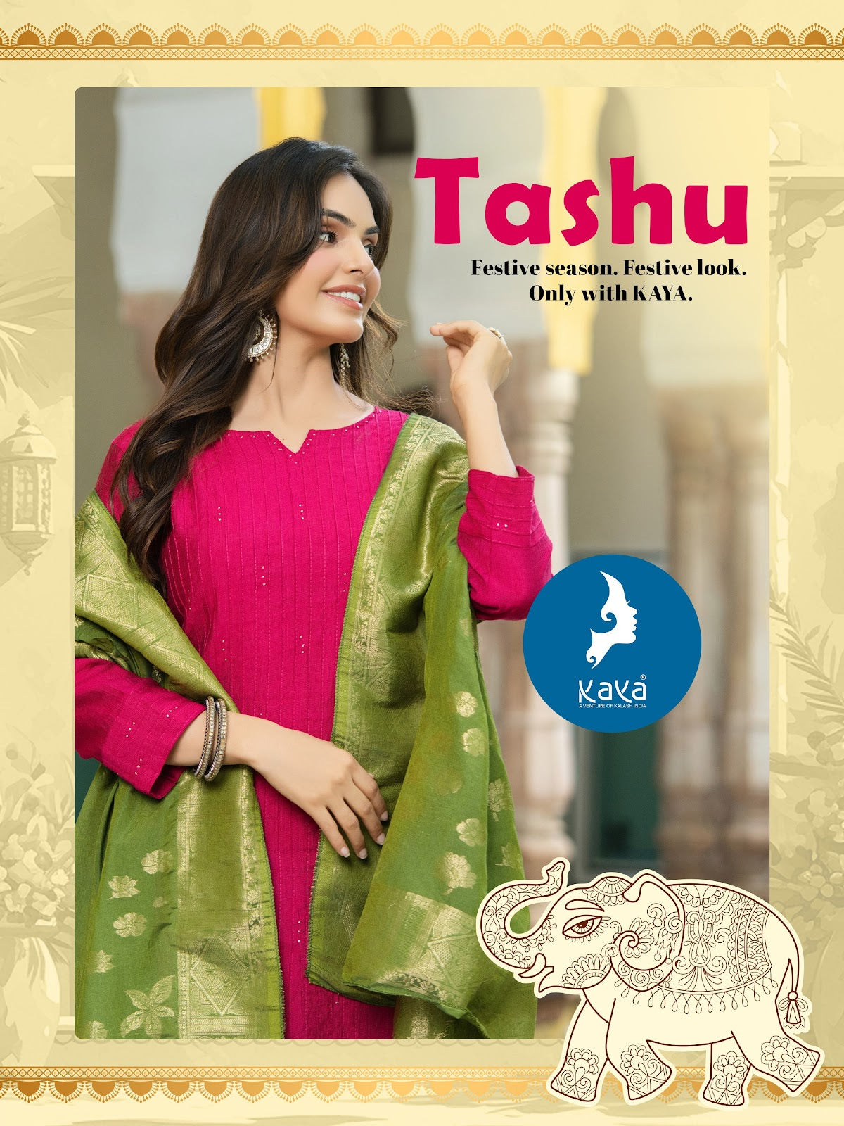 Tashu Kaya Vertican Readymade Pant Style Suits Manufacturer Gujarat