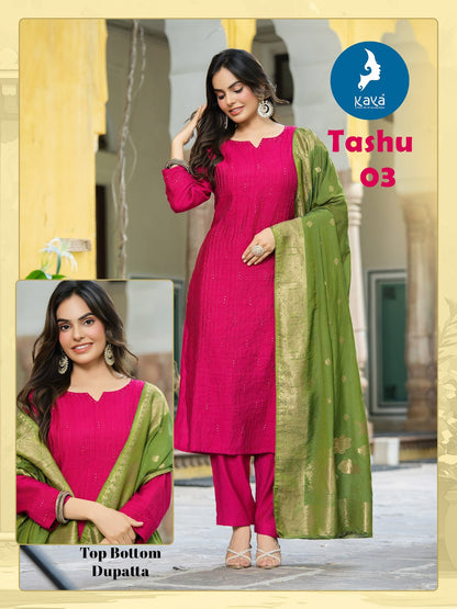 Tashu Kaya Vertican Readymade Pant Style Suits Manufacturer Gujarat