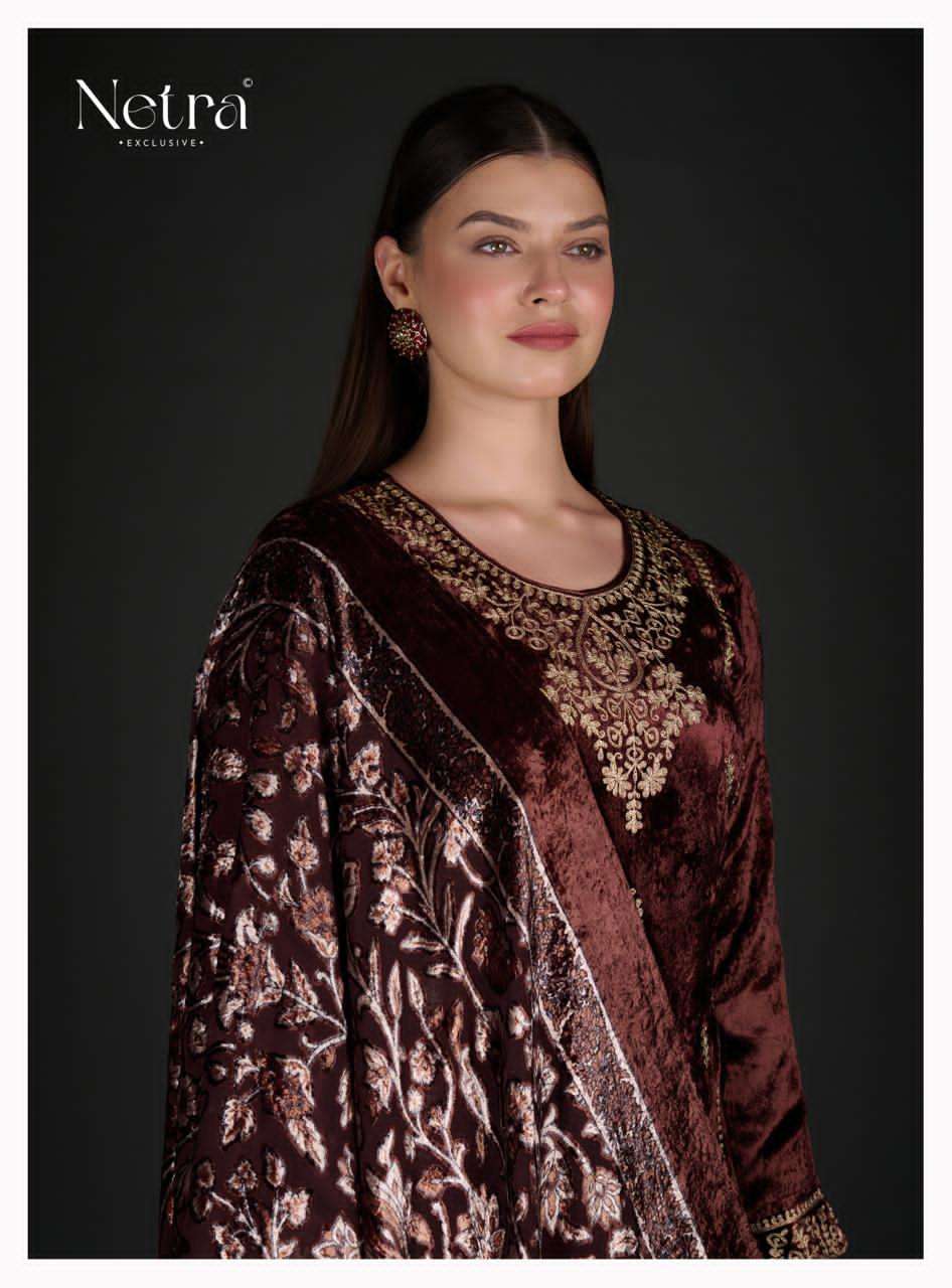 Tashwik Netra Velvet Suits Wholesale