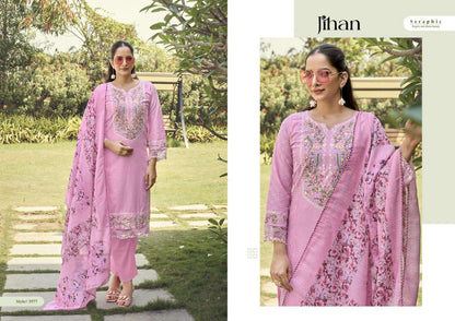 तस्कीन जिहान कॉटन कराची सलवार सूट निर्माता अहमदाबाद