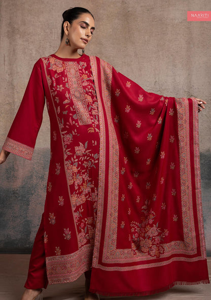 Taskeen Naariti Pashmina Suits Wholesaler