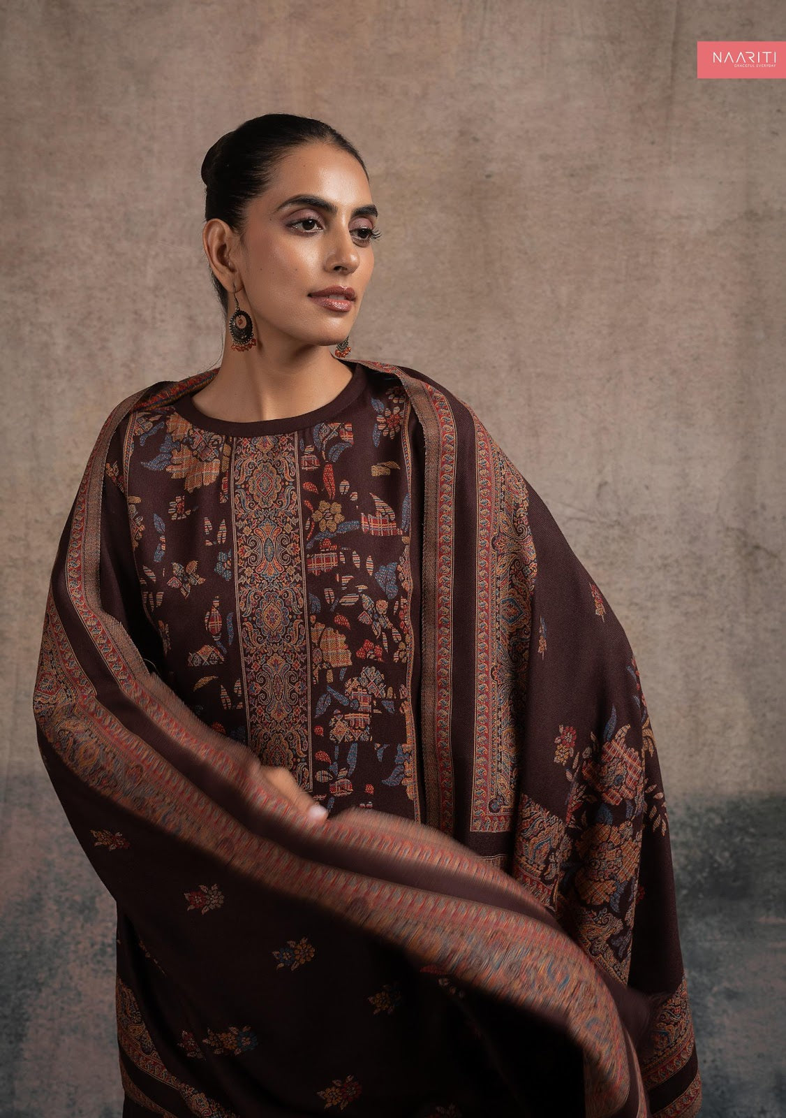 Taskeen Naariti Pashmina Suits Wholesaler