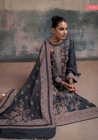 Taskeen Naariti Pashmina Suits Wholesaler