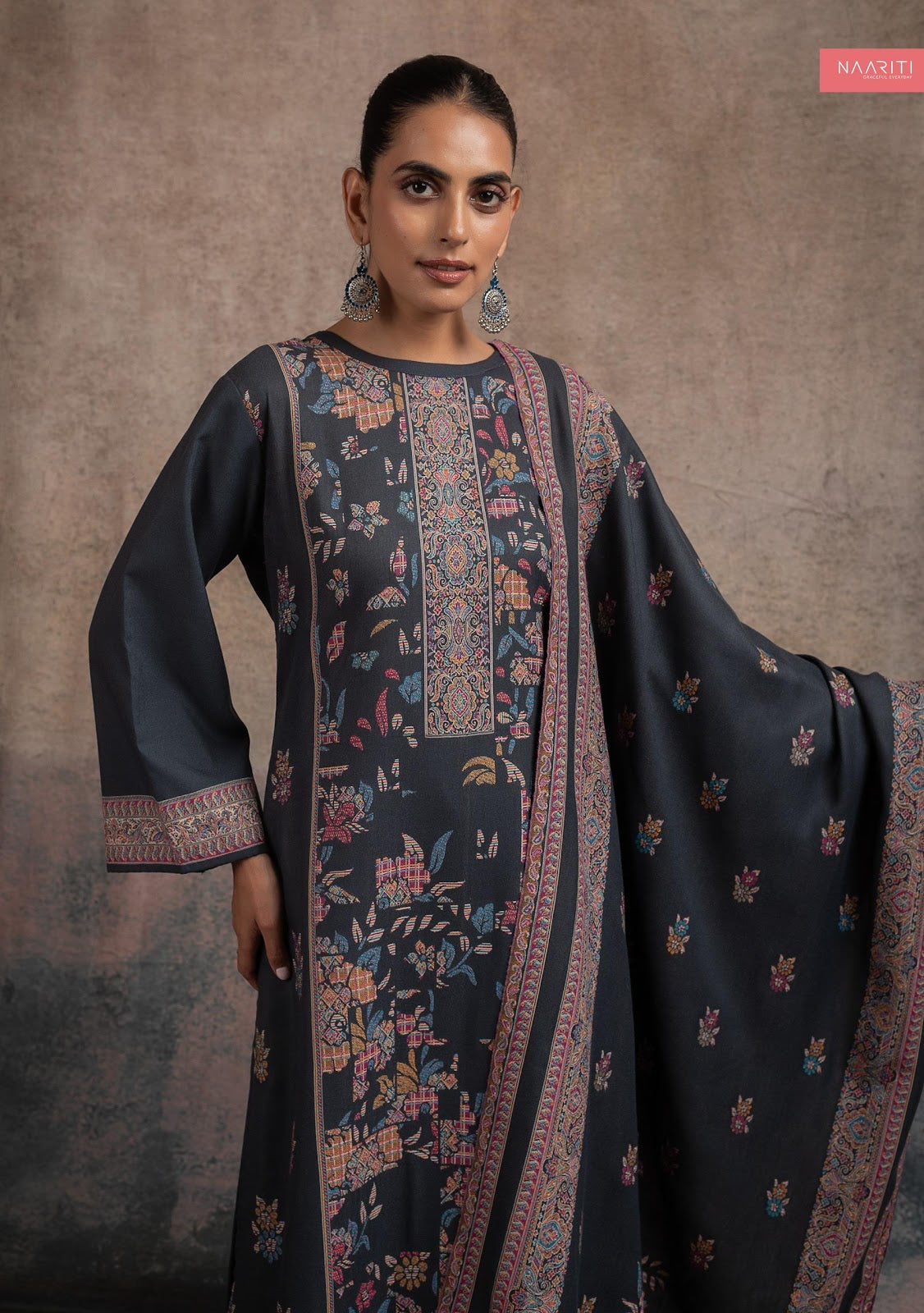 Taskeen Naariti Pashmina Suits Wholesaler