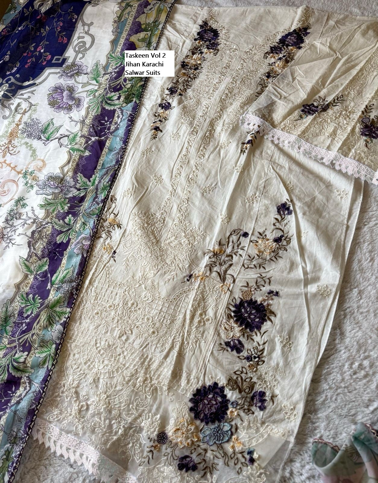 Taskeen Vol 2 Jihan Cotton Karachi Salwar Suits Wholesale