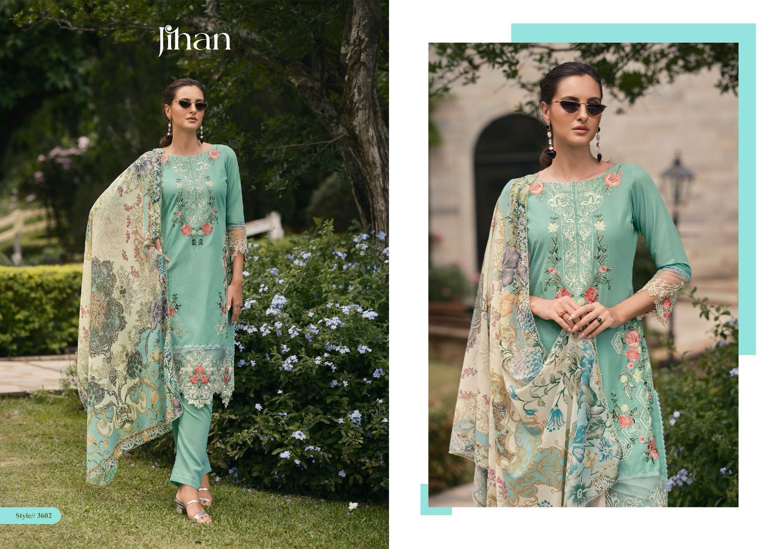 Taskeen Vol 2 Jihan Cotton Karachi Salwar Suits Wholesale