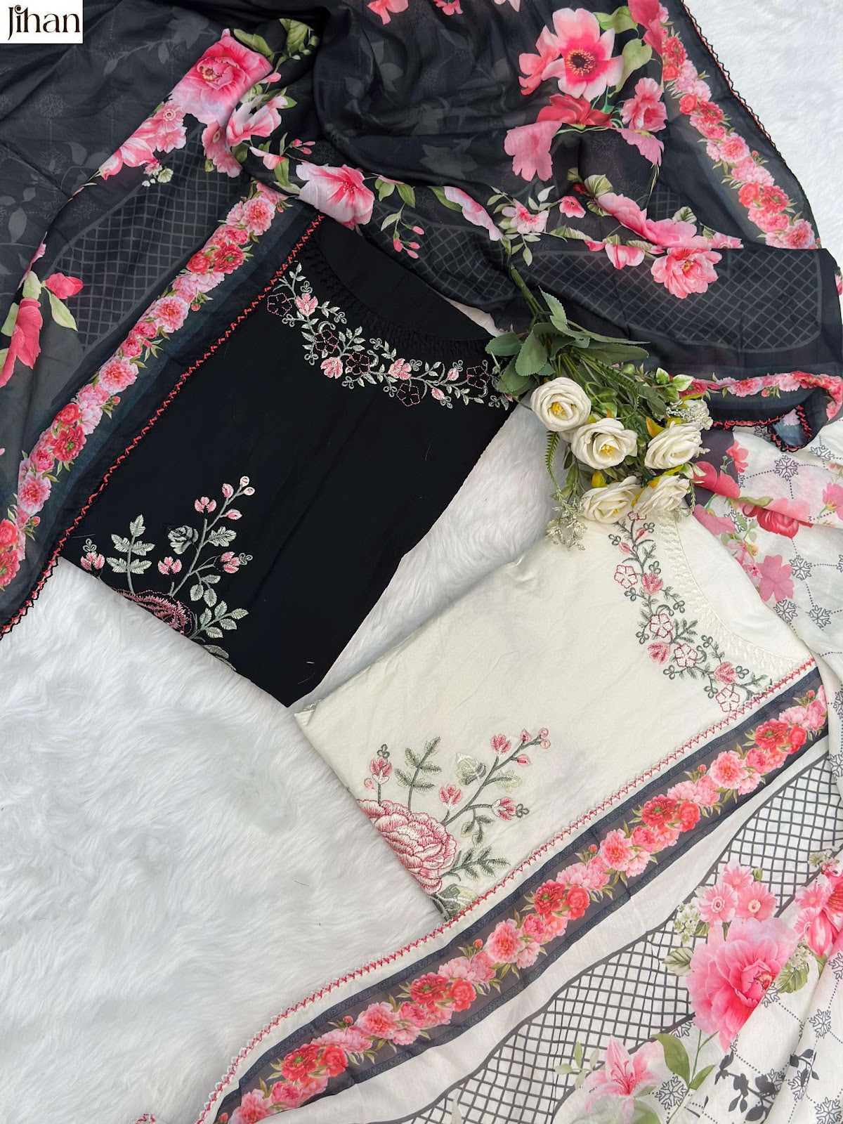 Taskeen Vol 6 Jihan Cotton Karachi Salwar Suits Wholesaler Gujarat