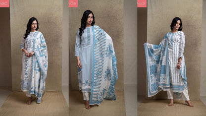 Tasmi Naariti Cotton Lawn Pant Style Suits Supplier Gujarat
