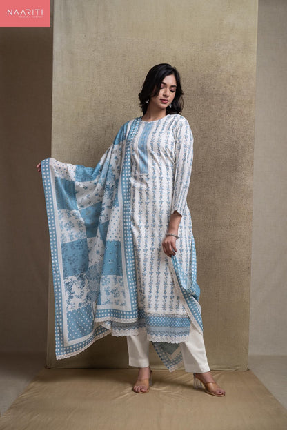 Tasmi Naariti Cotton Lawn Pant Style Suits Supplier Gujarat