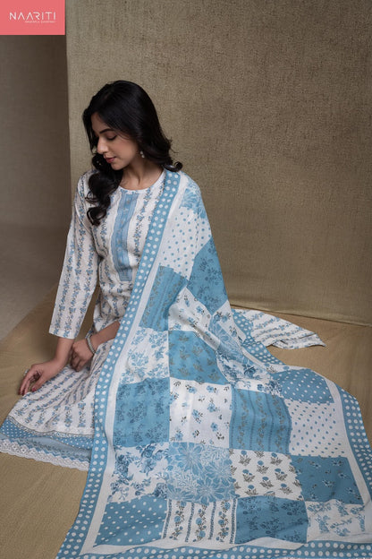Tasmi Naariti Cotton Lawn Pant Style Suits Supplier Gujarat