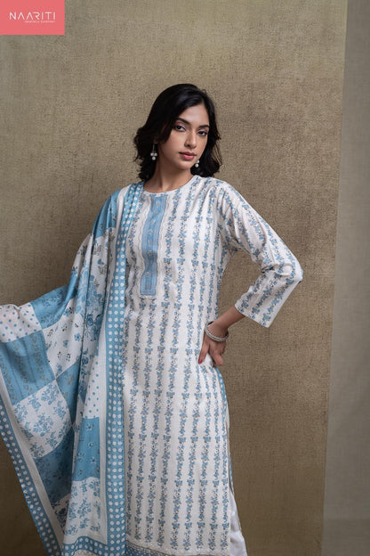 Tasmi Naariti Cotton Lawn Pant Style Suits Supplier Gujarat