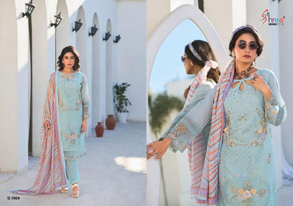 Tasrif Premium Lawn Collection Shree Fabs Cotton Pakistani Salwar Suits Wholesaler Ahmedabad