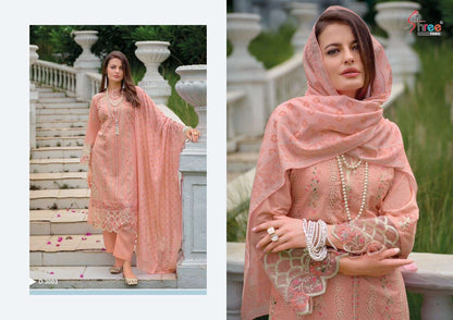 Tasrif Vol 3 Premium Lawn Collection Shree Fabs Cotton Karachi Salwar Suits Wholesale Price