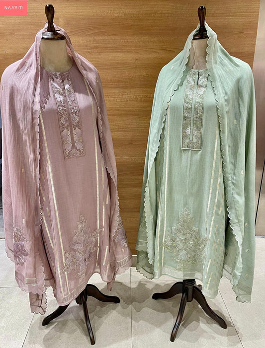 Tasya Naariti Mul Chanderi Salwar Suits Wholesaler Gujarat
