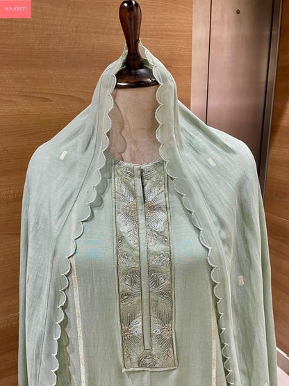 Tasya Naariti Mul Chanderi Salwar Suits Wholesaler Gujarat