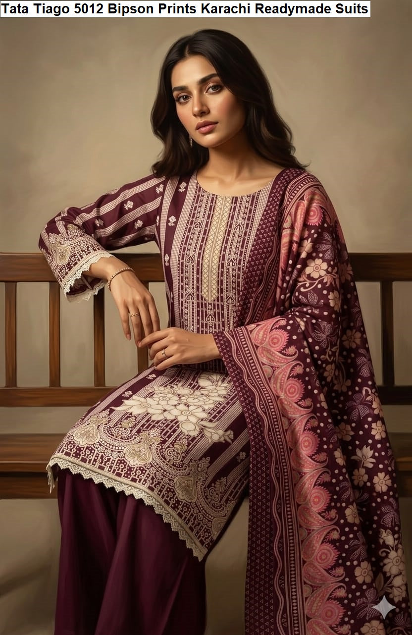 Tata Tiago 5012 Bipson Prints Cotton Karachi Readymade Suits Manufacturer Ahmedabad