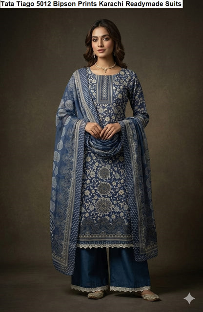 Tata Tiago 5013 Bipson Prints Cotton Karachi Readymade Suits Wholesale Rate