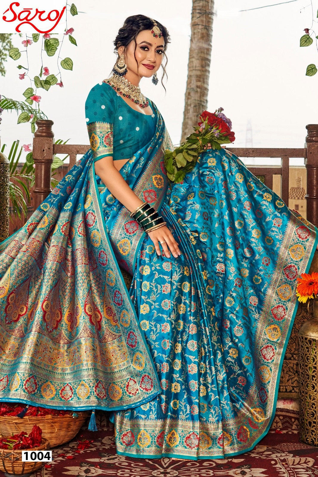 Tathastu Satin Silk Vol 1 Saroj Sarees Wholesale Price