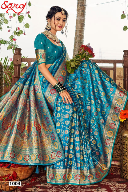 Tathastu Satin Silk Vol 1 Saroj Sarees Wholesale Price