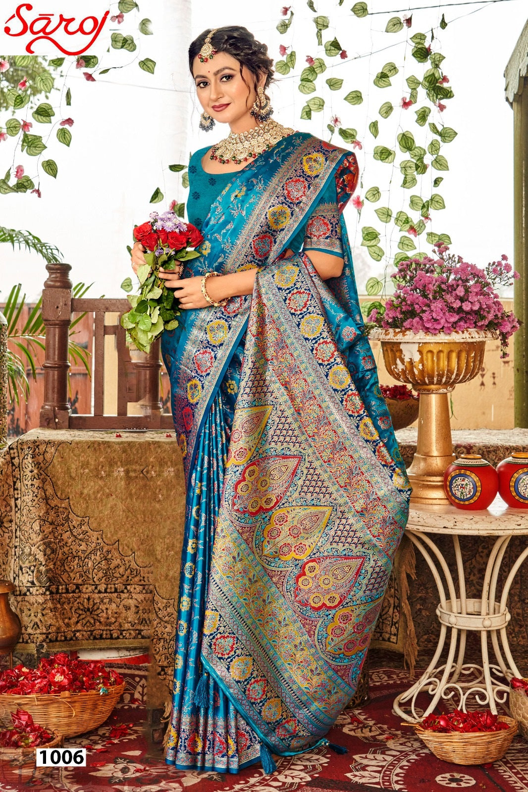 Tathastu Satin Silk Vol 1 Saroj Sarees Wholesale Price