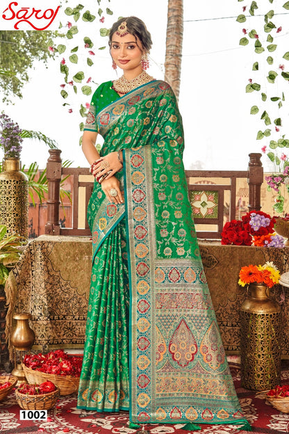 Tathastu Satin Silk Vol 1 Saroj Sarees Wholesale Price