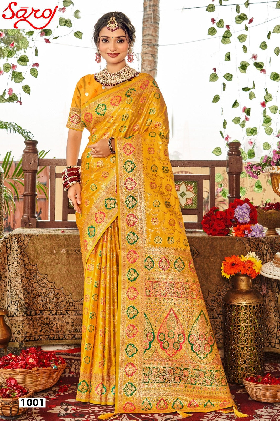 Tathastu Satin Silk Vol 1 Saroj Sarees Wholesale Price