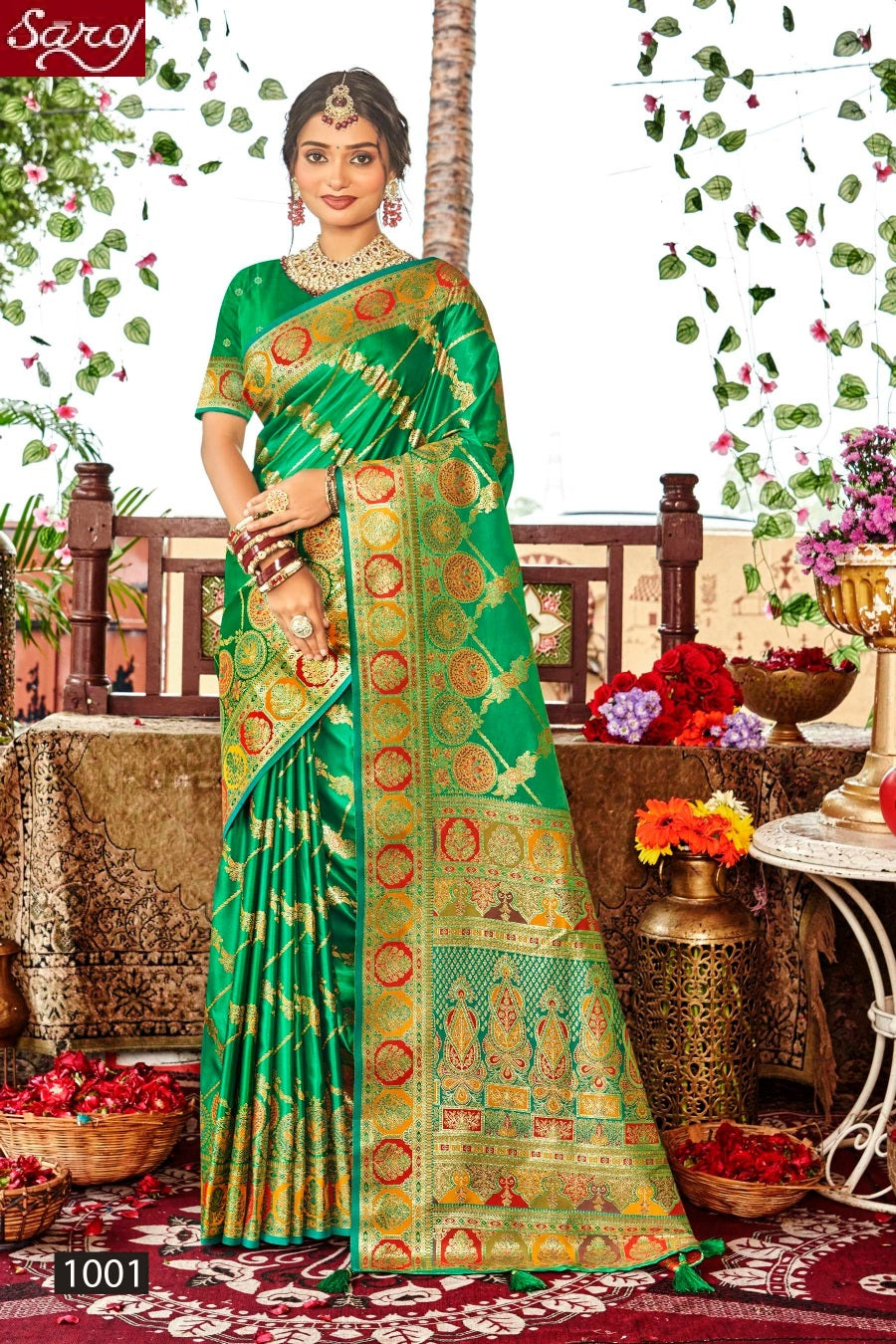 Tathastu Satin Silk Vol 2 Saroj Sarees Exporter Ahmedabad