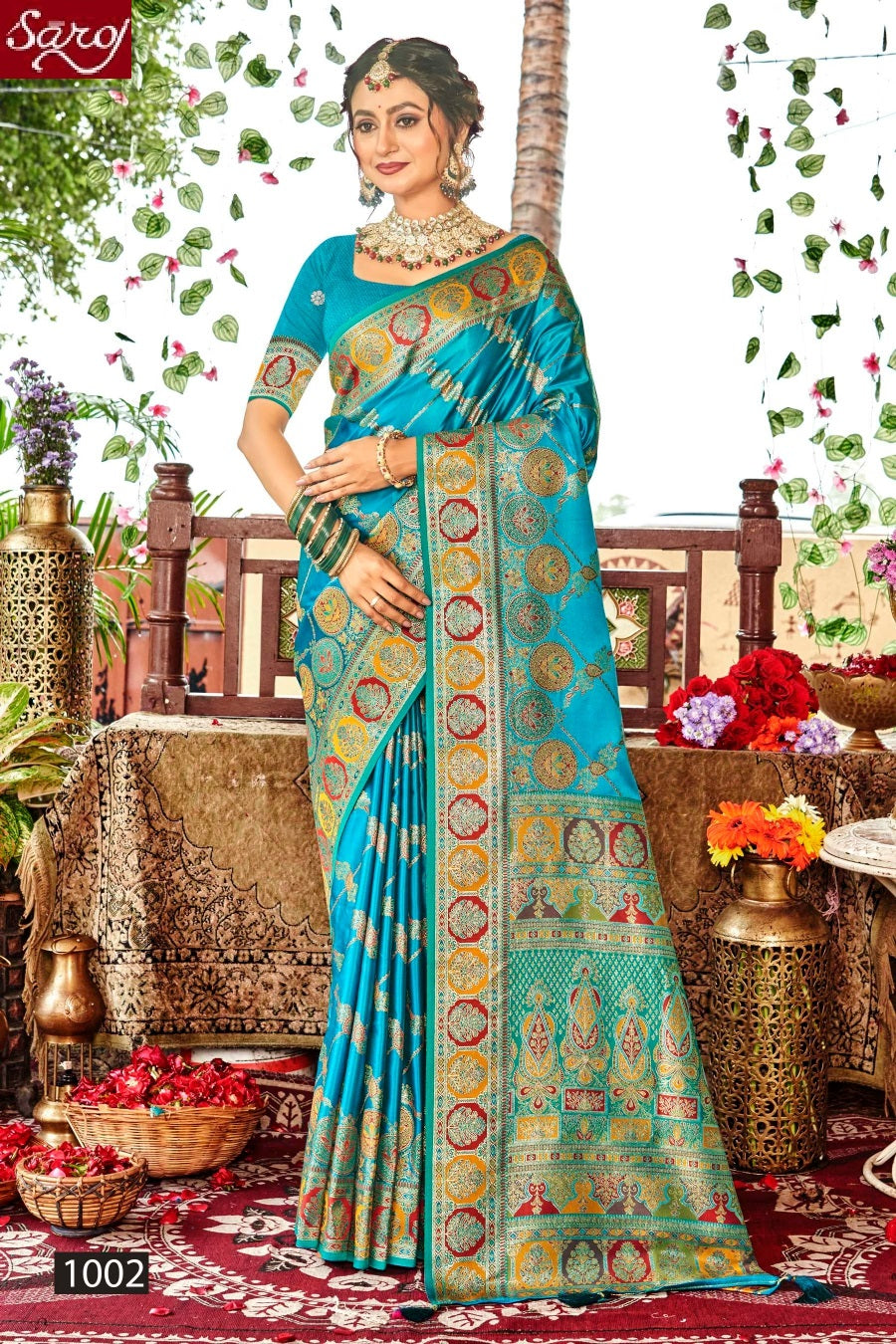 Tathastu Satin Silk Vol 2 Saroj Sarees Exporter Ahmedabad
