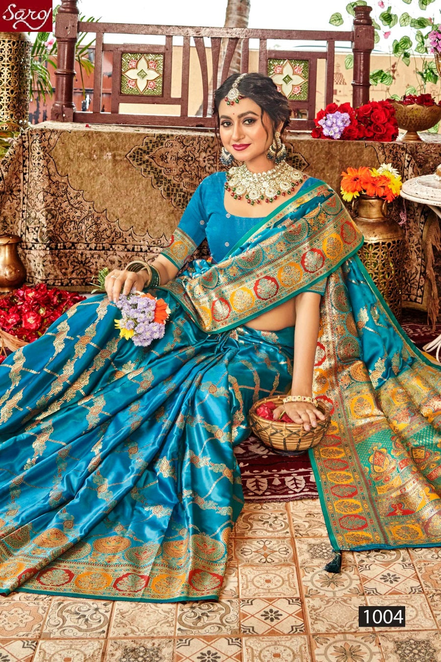 Tathastu Satin Silk Vol 2 Saroj Sarees Exporter Ahmedabad