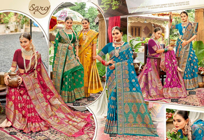 Tathastu Satin Silk Vol 3 Saroj Sarees Wholesaler Ahmedabad