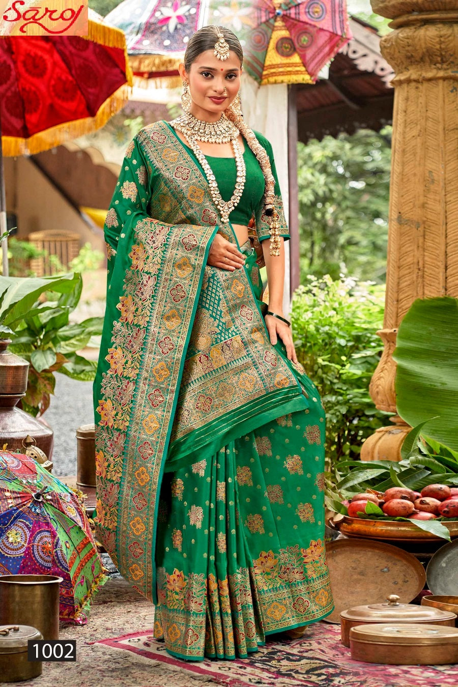 Tathastu Satin Silk Vol 3 Saroj Sarees Wholesaler Ahmedabad