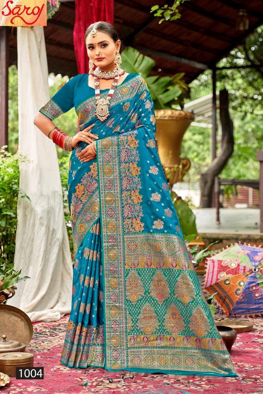 Tathastu Satin Silk Vol 3 Saroj Sarees Wholesaler Ahmedabad