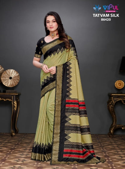 Tatvam Silk Vipul Soft Silk Sarees Exporter India