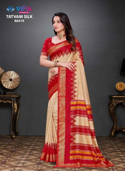 Tatvam Silk Vipul Soft Silk Sarees Exporter India