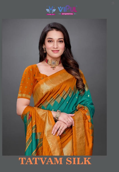 Tatvam Silk Vipul Soft Silk Sarees Exporter India
