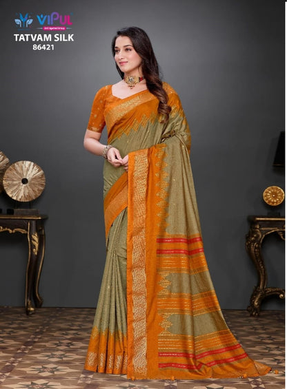 Tatvam Silk Vipul Soft Silk Sarees Exporter India