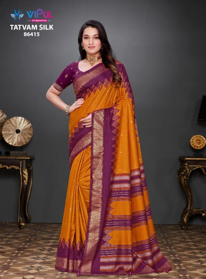 Tatvam Silk Vipul Soft Silk Sarees Exporter India