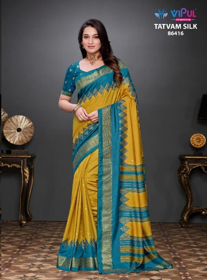 Tatvam Silk Vipul Soft Silk Sarees Exporter India