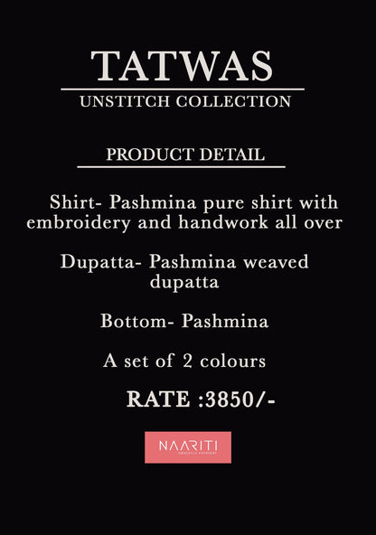 Tatwas Naariti Pashmina Suits Wholesaler Ahmedabad