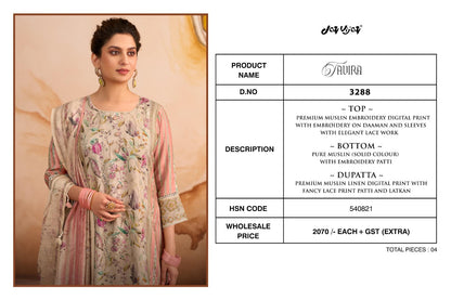 Tavira 3288 Jay Vijay Muslin Pant Style Suits Manufacturer Ahmedabad
