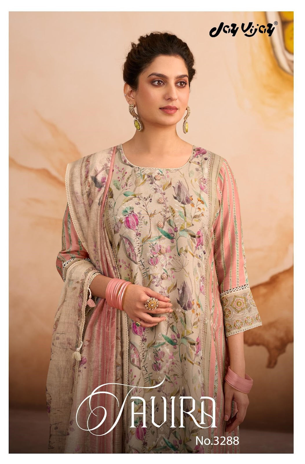 Tavira 3288 Jay Vijay Muslin Pant Style Suits Manufacturer Ahmedabad