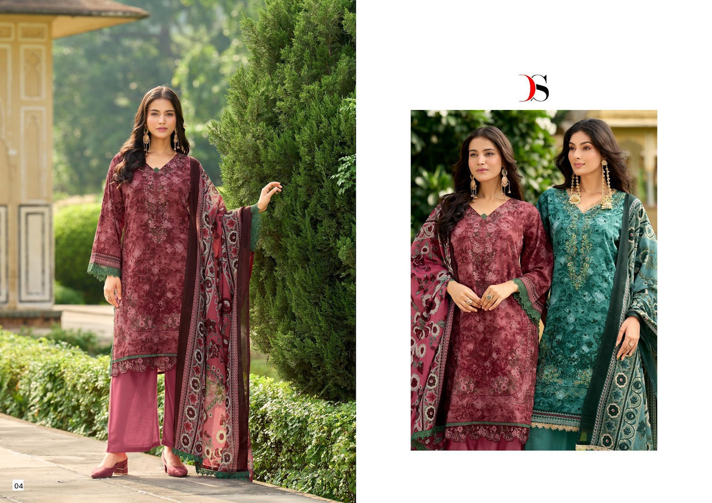 Tawakkal Premium Collection 25-2 Deepsy Cotton Pakistani Patch Work Suits Supplier Ahmedabad