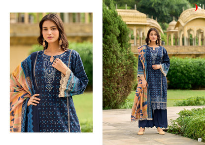Tawakkal Premium Collection 25-2 Deepsy Cotton Pakistani Patch Work Suits Supplier Ahmedabad