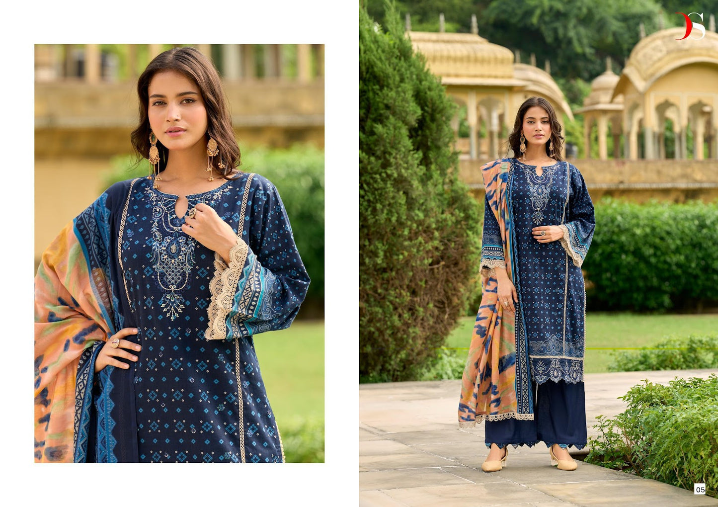 Tawakkal Premium Collection 25-2 Deepsy Cotton Pakistani Readymade Suits Wholesale Price