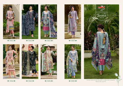 Tawakkal Vol 5 Pakiza Prints Lawn Cotton Karachi Salwar Suits Manufacturer India