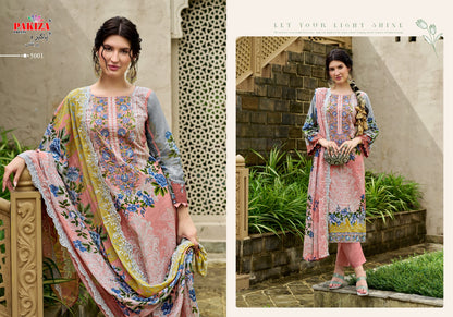 Tawakkal Vol 5 Pakiza Prints Lawn Cotton Karachi Salwar Suits Manufacturer India