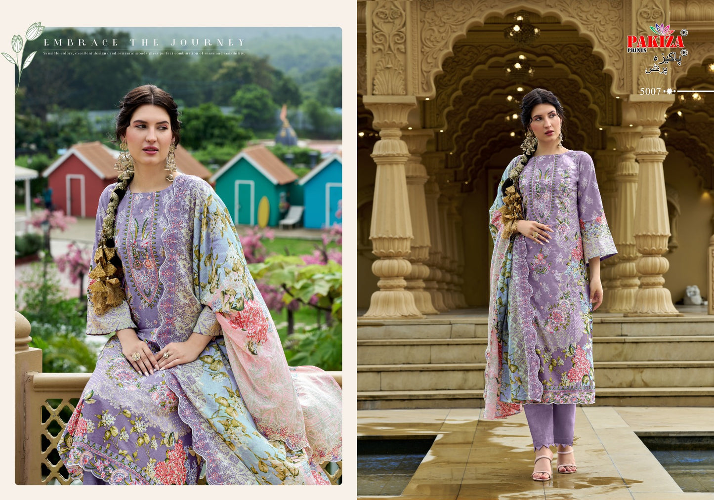 Tawakkal Vol 5 Pakiza Prints Lawn Cotton Karachi Salwar Suits Manufacturer India