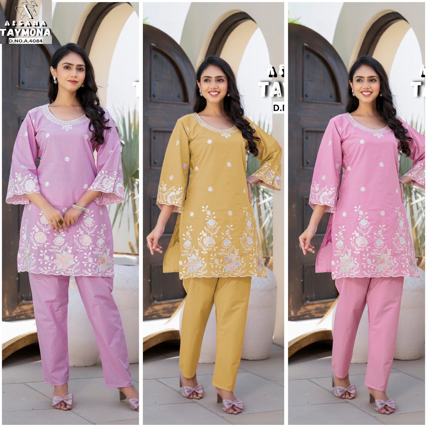 Taymona Afsana Cotton Co Ord Set Exporter Gujarat