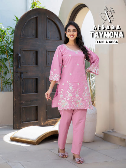 Taymona Afsana Cotton Co Ord Set Exporter Gujarat